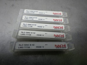 5 NEW! NACHI 2-56NC B H2 HSS Taps #L995/77738