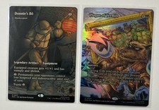 MTG TMNT 65 Card Lot-5 MYTHIC, 10 RARE, 20U, 30C) Donnie’s Bo Plague Vermin P20