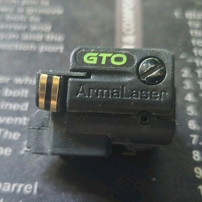 ArmaLaser GTO Green Laser Sight Rail Mount for Handgun, Grip Touch Activation