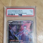The Pokémon Company Team Rocket's Mewtwo ex SIR Holo EN 231/182 PSA 7 (2025)