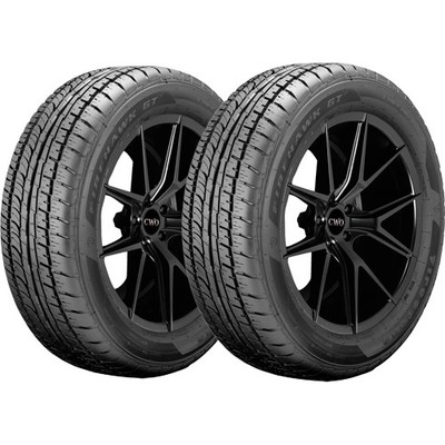(QTY 2) 225/60R18 Firestone Firehawk Pursuit 100V SL Black Wall Tires
