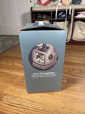 Claybrooke Camping Portable TV Am/fm Weather Radio Lantern 8 in 1