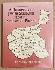 A Dictionary of Jewish Surnames from the King...
