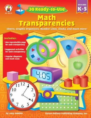 #ad 30 Ready to Use Math Transparencies Grades K Paperback by Gamble Amy Good $10.90