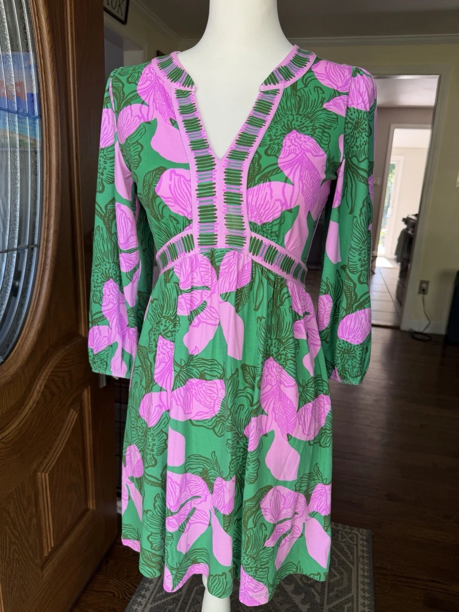 seafoam green dresses 90’s Green & Pink Pineapple Print Strapless Dress by Lilly Pulitzer main image 0