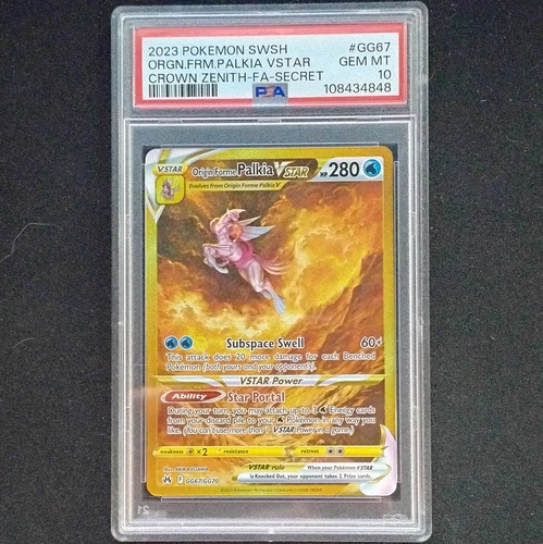 The Pokémon Company Origin Forme Palkia VSTAR GG67/GG70 PSA 10