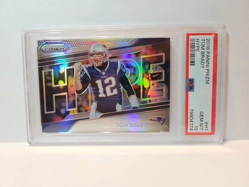 2018 Panini PRIZM #H1 TOM BRADY 12 Hype Silver Holo Refractor SP PSA 10 GEM MINT