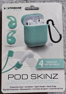 Pod Skinz Protective Silicone Kit for Apple Airpods (Damaged Packaging) 