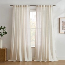 Silk Home Light Filtering Curtains, 2-piece New