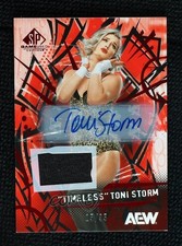 2025 SP Game Used AEW Auto Relic 15/35 Timeless Toni Storm #34