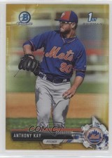 2017 Bowman Chrome Prospects Gold Refractor 43/50 Anthony Kay #BCP246 0q5