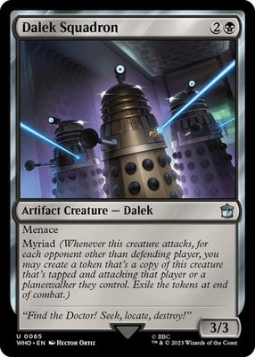 1x Dalek Squadron - Universes Beyond: Doctor Who - NM  -  MTG