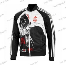 New Adidas Black Darth Vader Snoop dogg Star Wars Track Jacket Hoodie P99576