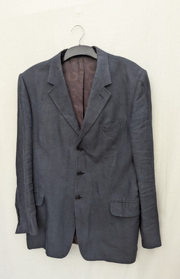 Paul Smith Sakko Herren 42 Blau Leinen Blazer Arbeit Smart Sport Preppy Academia