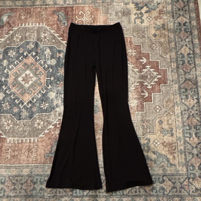 Suzette Collection Flared Pants Black