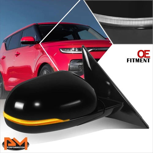 For 20-22 Soul OE Style Power Heated Turn Signal Blind Spot Side Mirror Right