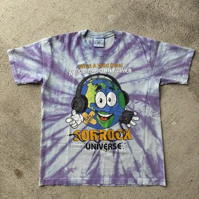 Online Ceramics John Mayer Sob Rock Universe What a Wild Blue Men Shirt - Size L