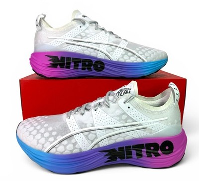 PUMA ForeverRUN NITRO SUNSET WHITE Running Shoe Sneaker 380007 02 Men's 10