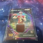 2024 Panini Prizm - Rookie Gear Jayden Daniels #RG-JDS Purple Pulsar Prizm