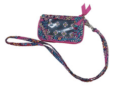  49 VERA BRADLEY ID Case  Lanyard Breakaway Kaleidoscope Pink