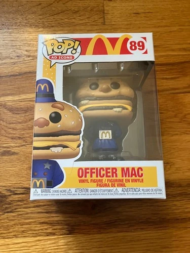 NEW NIB Funko Pop! Ad Icons Vinyl Figure - McDonald's Officer Mac #89 - NM/Mint
