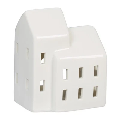 Photophore maison bougeoir en porcelaine 220 g 9,5 cm photophore décoratif - Photo 1/4