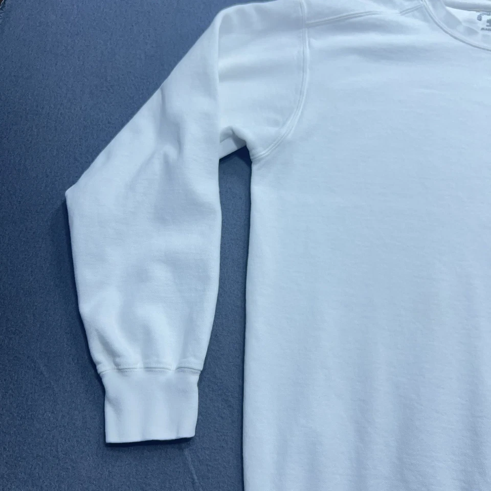 Uptown Hippie White Graphic Pullover Sweatshirt Med Cozy Scottsdale Vibe - Image 4 of 4