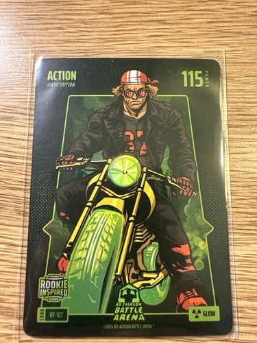 Bo Jackson Battle Arena Battlefoil Glow Action “Jackson Holliday” #BF-127 RC SP