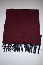 Daks scarf classic wool burgandy