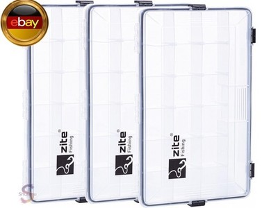 Zite Fishing wasserdichte Angel-Box 35x21x5cm - Kleinteilebox Köderbox 