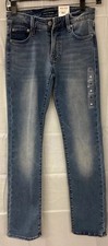  51 NWT Lucky Brand Straight Jeans Women  s Size 0/25 Reg Mid Rise Light Wash
