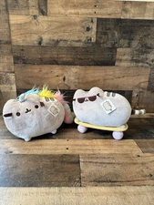 pusheen on skateboard Barnes and noble & Gund Pusheenicorn unicorn lot of 2
