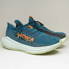 HOKA Carbon X 3 Racing Running Shoe Mountain Spring/Puffin's Bill Mens Sz 12.5