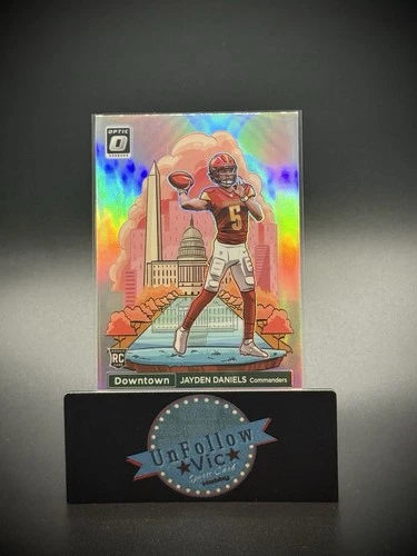 2024 Panini Donruss Optic #16 Jayden Daniels Rookie - DOWNTOWN! (RC) SSP