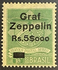 Brasilien Zeppelin Zp.10 (RHM Z-6), ungebraucht (MLH), TOP