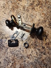 kwikset door lock set black9400-950