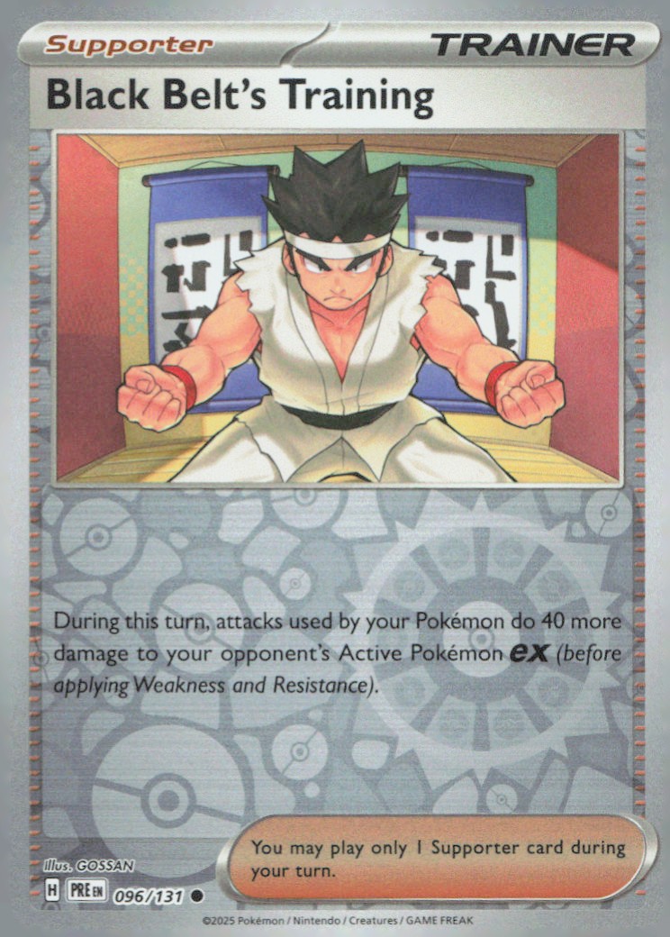 Black Belt's Training - Common SV: Prismatic Evolutions 096/131 NM