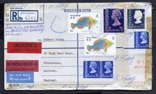 Hong Kong - 1981 Registered Airmail Cover to England