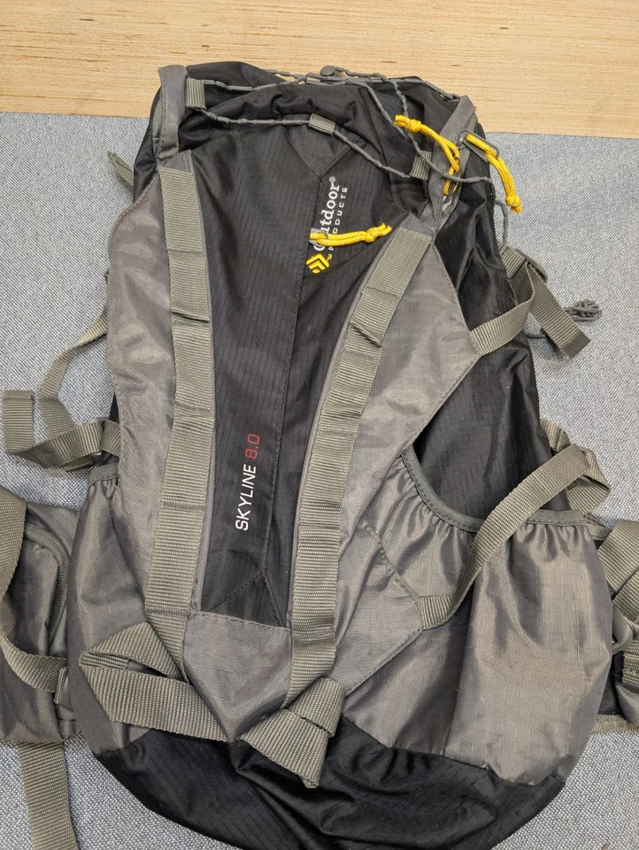 Рюкзак туристический Outdoor Products Skyline 8.0 серый черный 80 л регулируемые ремни - Изображение 2 из 4