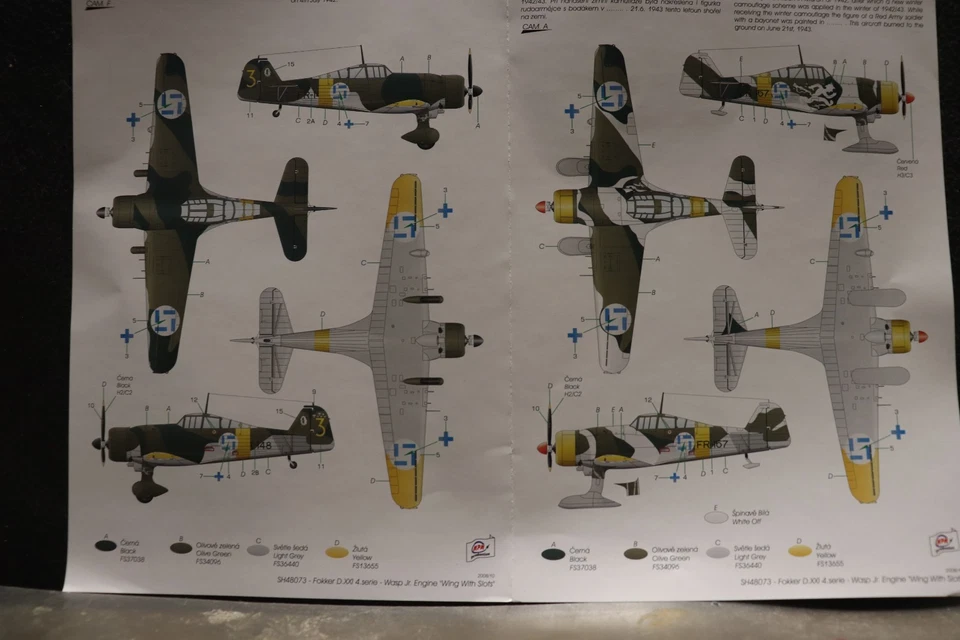 Fokker D-XXI "Sarja" In Finnish Service with Wasp Jr. Engine Special Hobby 1/48 - Image 3 of 4