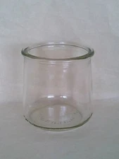 Glass Jars (Set of 6), 3.75" diameter x 3.75" height