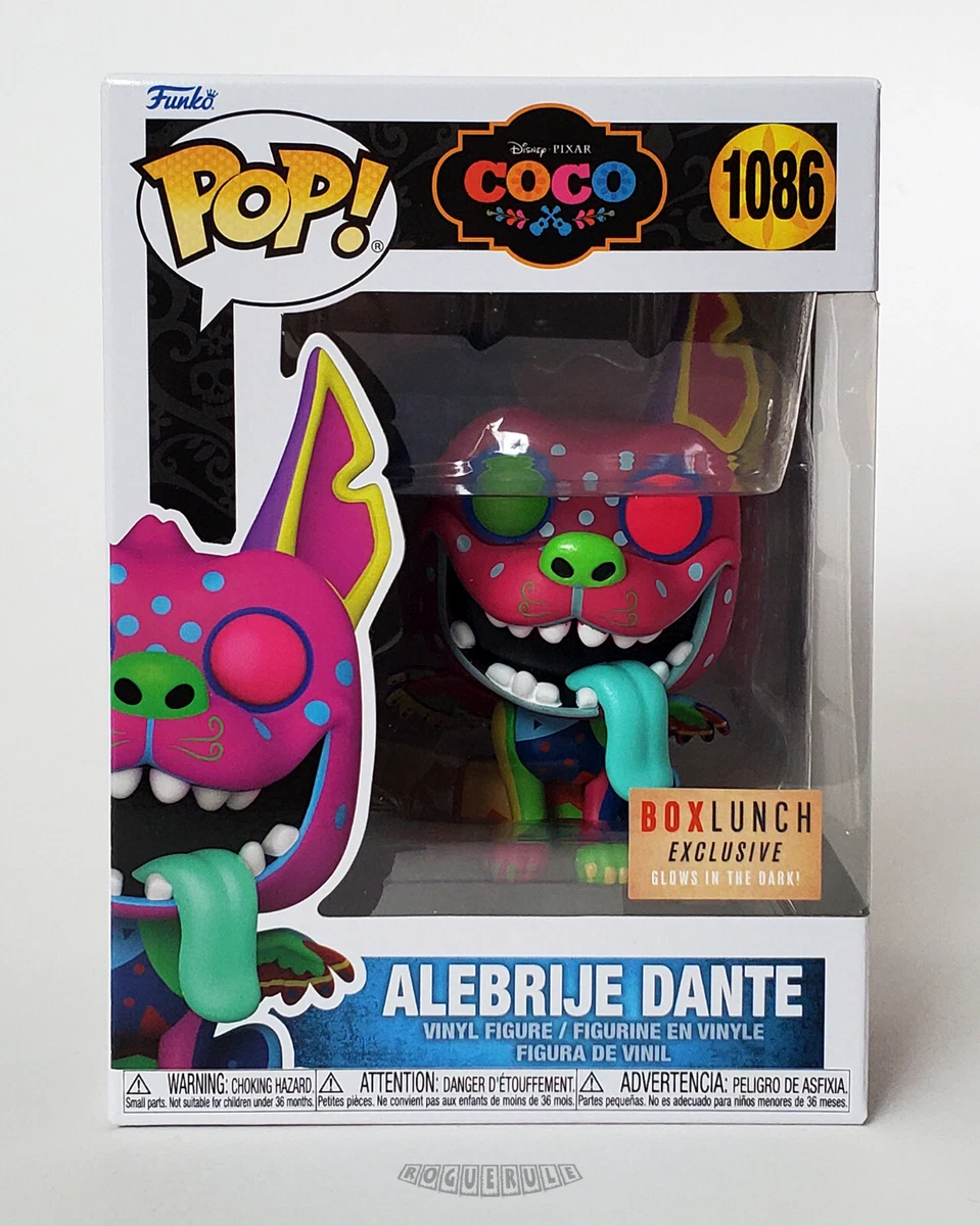 Funko Pop Disney Coco Alebrije Dante Box Lunch Excl GITD 1086 Mint