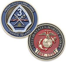 3rd Recruit Training Battalion Parris Island Challenge Coin