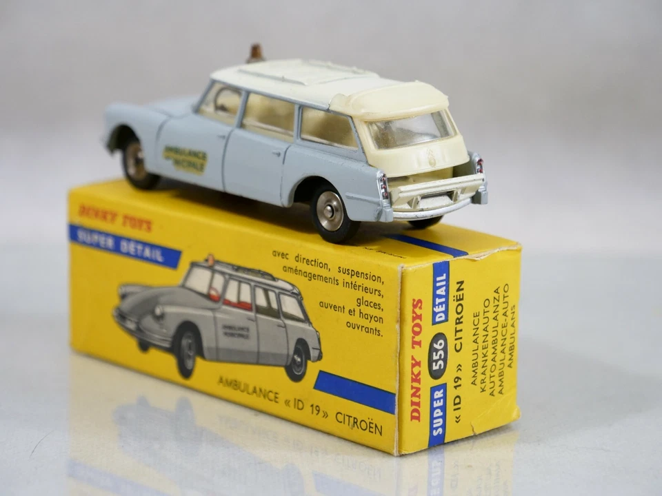 Dinky Toys F N º 556 Citroën ID19 Ambulancia Municipal en Caja 1/43 - Imagen 4 de 4