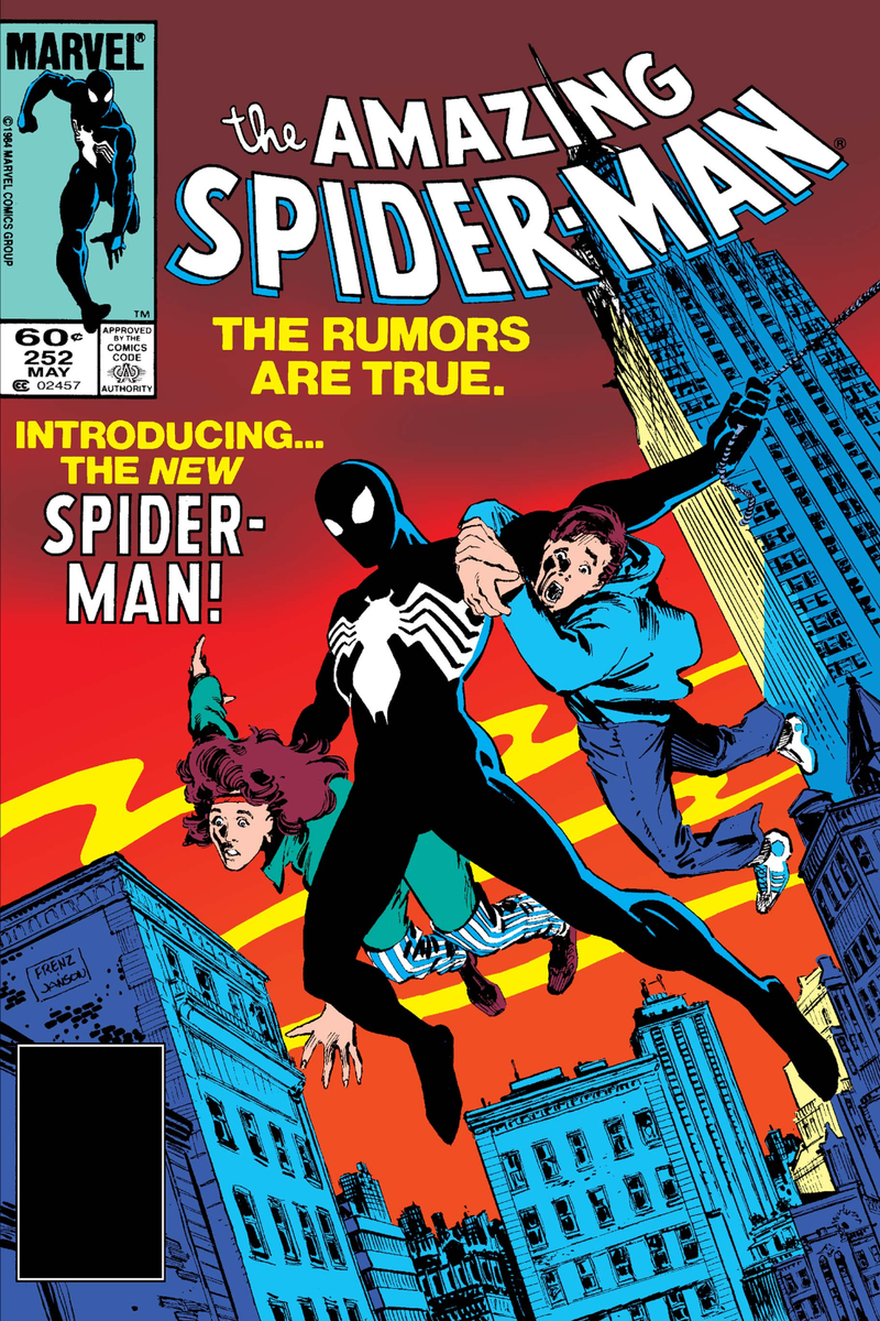 The Amazing Spider-Man Issue 252 Black Suit Comic Book Poster | eBay