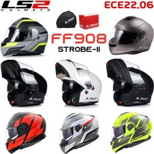 LS2 FLIP FRONT MODULAR MOTORCYCLE HELMET FF908 STROBE-II DVS MOTORBIKE TOURING