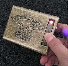 HARLEY - DAVIDSON Encendedor Estuche para 20 Cigarrillos Pack