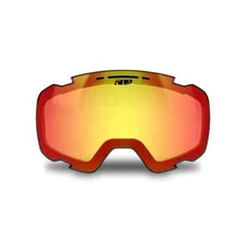 509 Aviator 2.0 Replacement Anti-Fog Goggles Lens- Fire Mirror Clear Tint - NEW