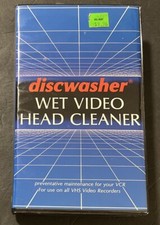 Discwasher Wet Video Head Cleaner - VHS Cleaner 1988
