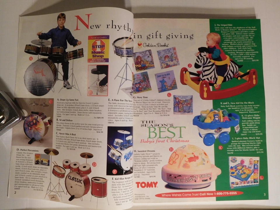 Original 1998 Sears Holiday Wish Book Catalog with Santa on Cover - Image 3 of 4